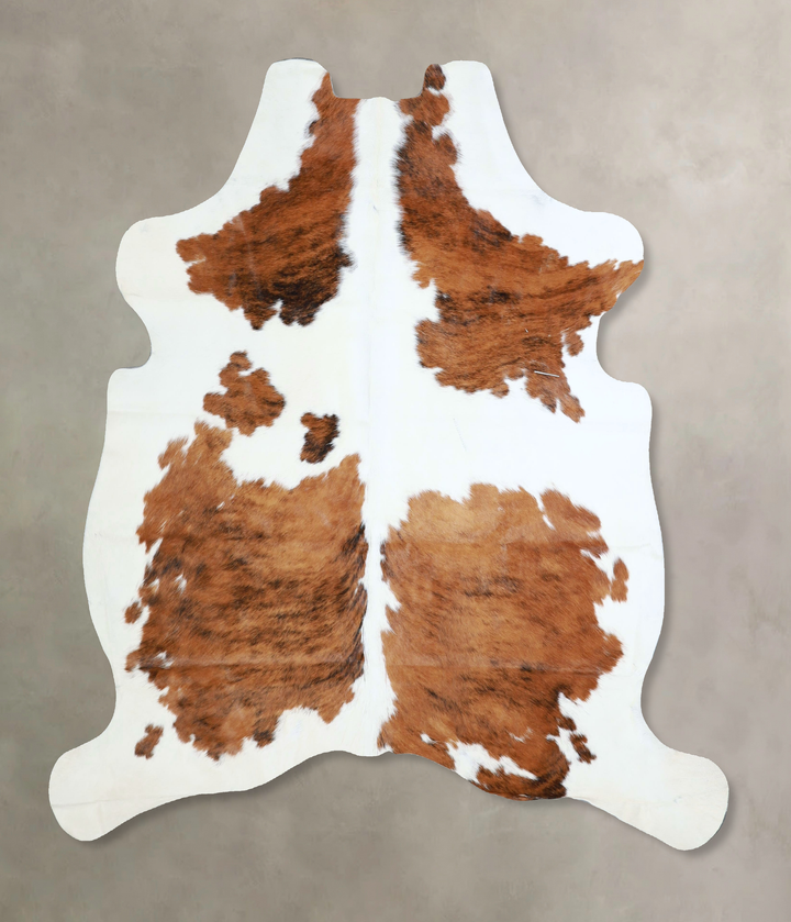 Tricolor Large European Cowhide Rug 6'2"H x 5'10"W #A41821 by Hudson Hides