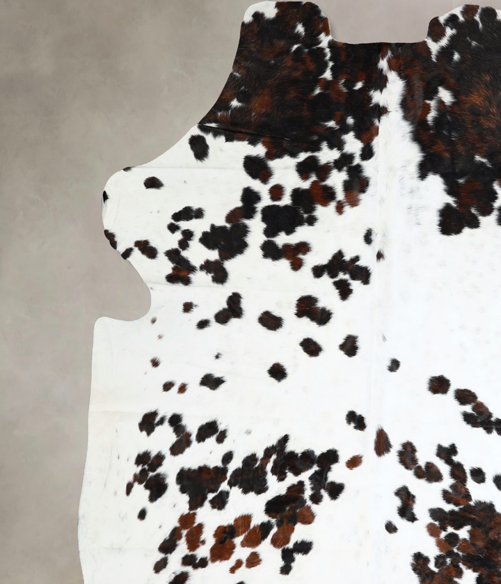 Tricolor XX-Large European Cowhide Rug 7'10"H x 7'4"W #A41836 by Hudson Hides
