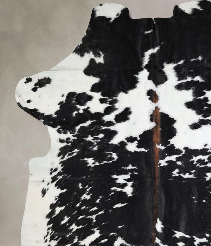 Tricolor XX-Large European Cowhide Rug 7'8"H x 6'8"W #A41852 by Hudson Hides