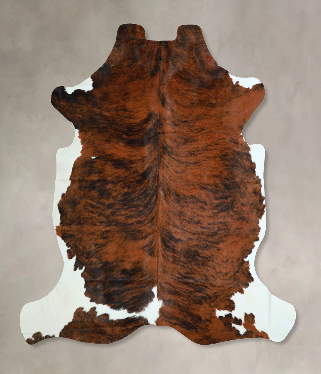 Tricolor X-Large European Cowhide Rug 6'10"H x 6'8"W #A41869 by Hudson