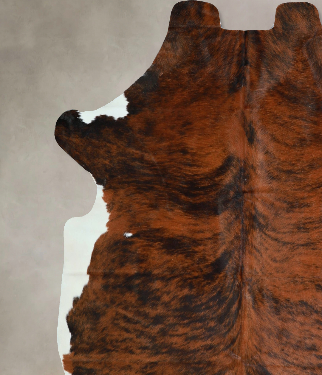 Tricolor X-Large European Cowhide Rug 6'10"H x 6'8"W #A41869 by Hudson