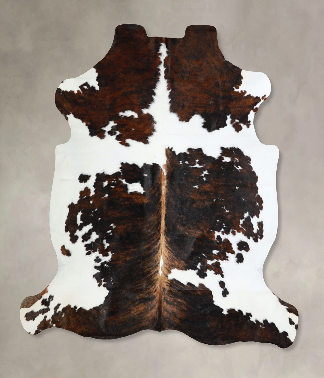 Tricolor X-Large European Cowhide Rug 6'7"H x 6'1"W #A41890 by Hudson 
