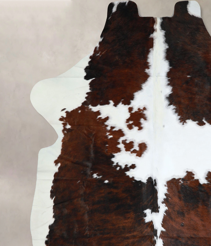 Tricolor XX-Large European Cowhide Rug 7'9"H x 6'8"W #A41906 by Hudson Hides