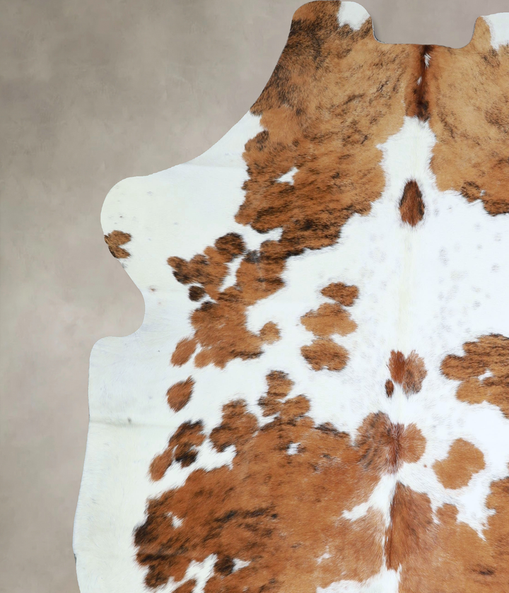 Tricolor XX-Large European Cowhide Rug 7'9"H x 6'10"W #A41908 by Hudson Hides
