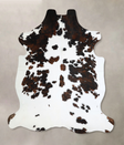 Tricolor X-Large European Cowhide Rug 7'4"H x 6'5"W #A41914 by Hudson Hides