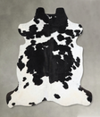 Black and White X-Large Brazilian Cowhide Rug 6'5"H x 6'5"W #A41920 by Hudson Hides