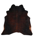 Dark Brindle X-Large Brazilian Cowhide Rug 6'4"H x 6'6"W #A4267 by Hudson Hides
