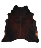 Dark Brindle X-Large Brazilian Cowhide Rug 6'4"H x 6'6"W #A4267 by Hudson Hides