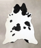 Black and White XX-Large Brazilian Cowhide Rug 8'4