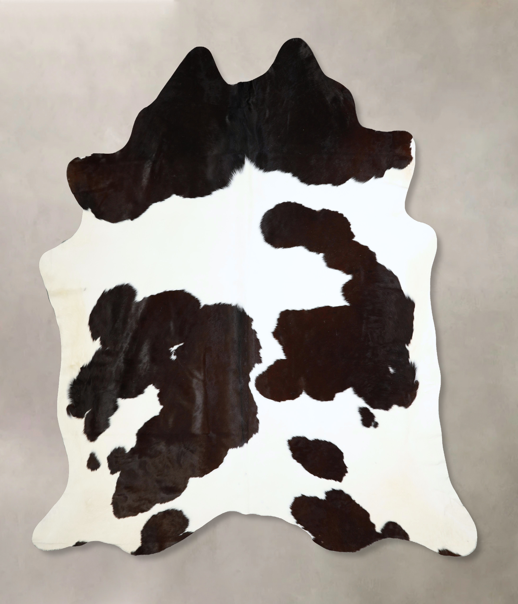 Chocolate and White Cowhide Rug #A42759