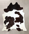 Chocolate and White XX-Large Brazilian Cowhide Rug 8'1