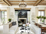 Black and White XX-Large Brazilian Cowhide Rug 8'5"H x 7'5"W #A42786 by Hudson Hides