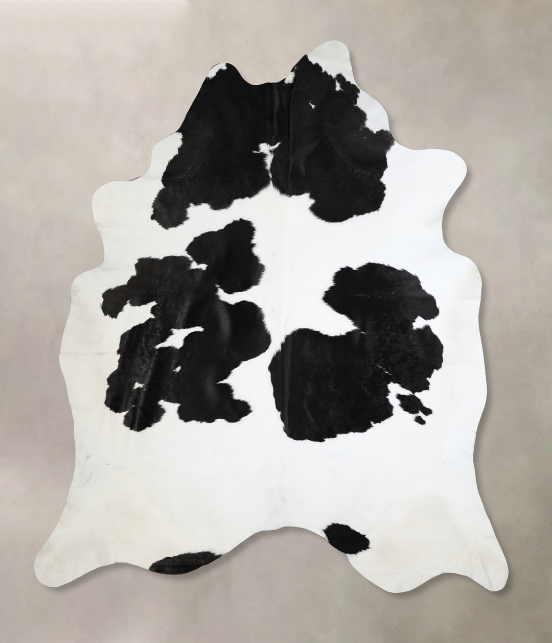 Black and White XX-Large Brazilian Cowhide Rug 8'8"H x 7'5"W #A42789 b