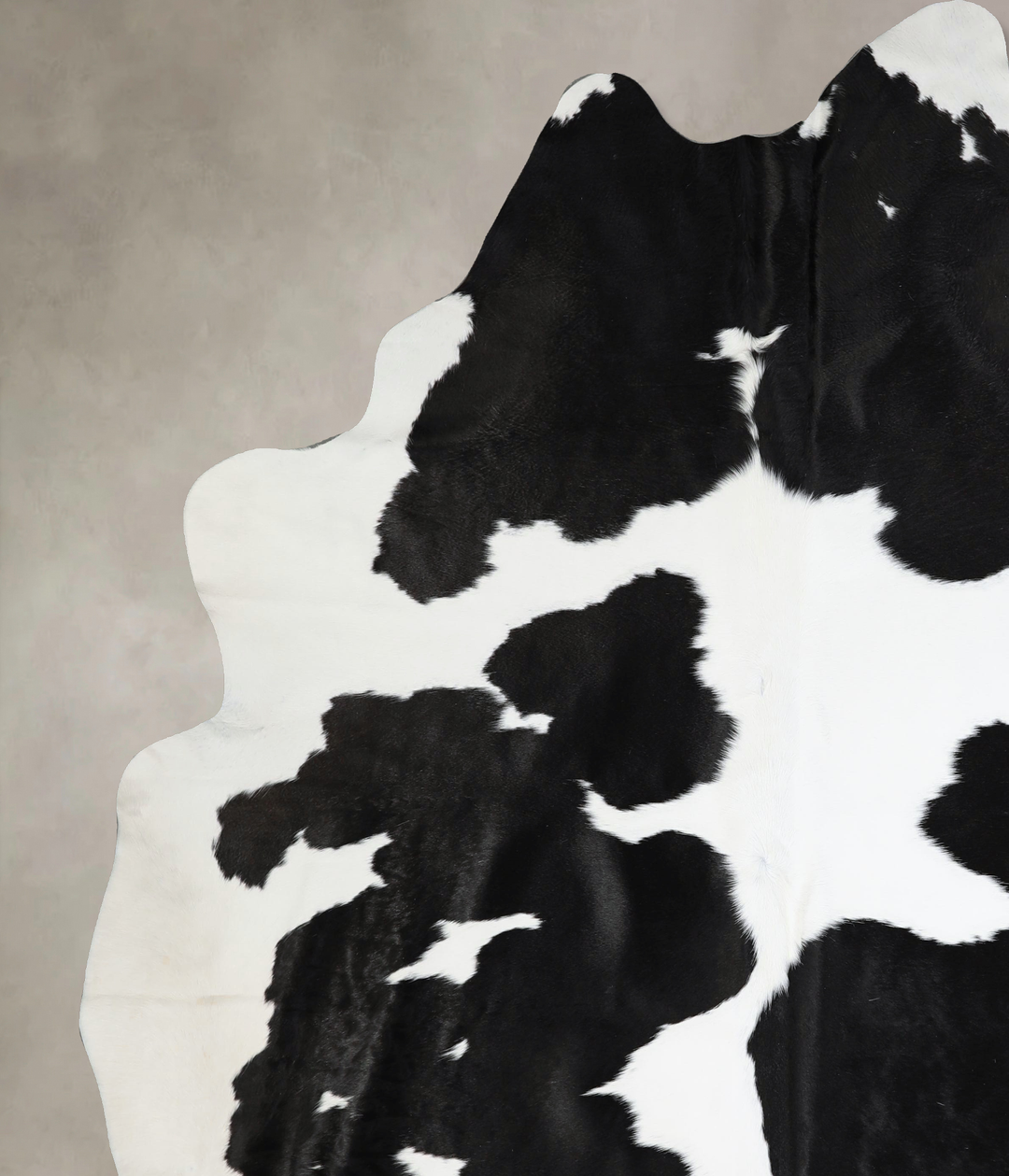 Black and White XX-Large Brazilian Cowhide Rug 8'8"H x 7'5"W #A42789 b