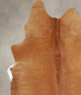 Solid Brown X-Large Brazilian Cowhide Rug 7'2"H x 5'8"W #A42791 by Hudson Hides