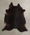 Chocolate X-Large Brazilian Cowhide Rug 7'1