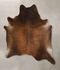 Chocolate X-Large Brazilian Cowhide Rug 6'11