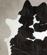 Black and White XX-Large Brazilian Cowhide Rug 8'4"H x 7'0"W #A42819 by Hudson Hides