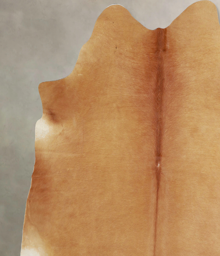 Beige X-Large Brazilian Cowhide Rug 7'4"H x 6'5"W #A42843 by Hudson Hides