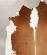 Brown and White X-Large Brazilian Cowhide Rug 6'6"H x 6'6"W #A42844 by Hudson Hides