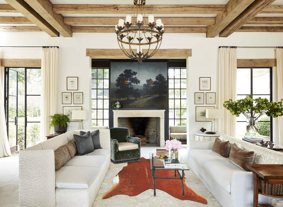 Solid Brown Cowhide Rug #A42860