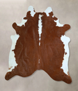 Hereford XX-Large Brazilian Cowhide Rug 7'9"H x 7'0"W #A42902 by Hudson Hides
