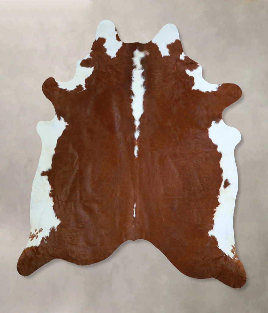 Hereford XX-Large Brazilian Cowhide Rug 7'9"H x 7'0"W #A42902 by Hudson Hides
