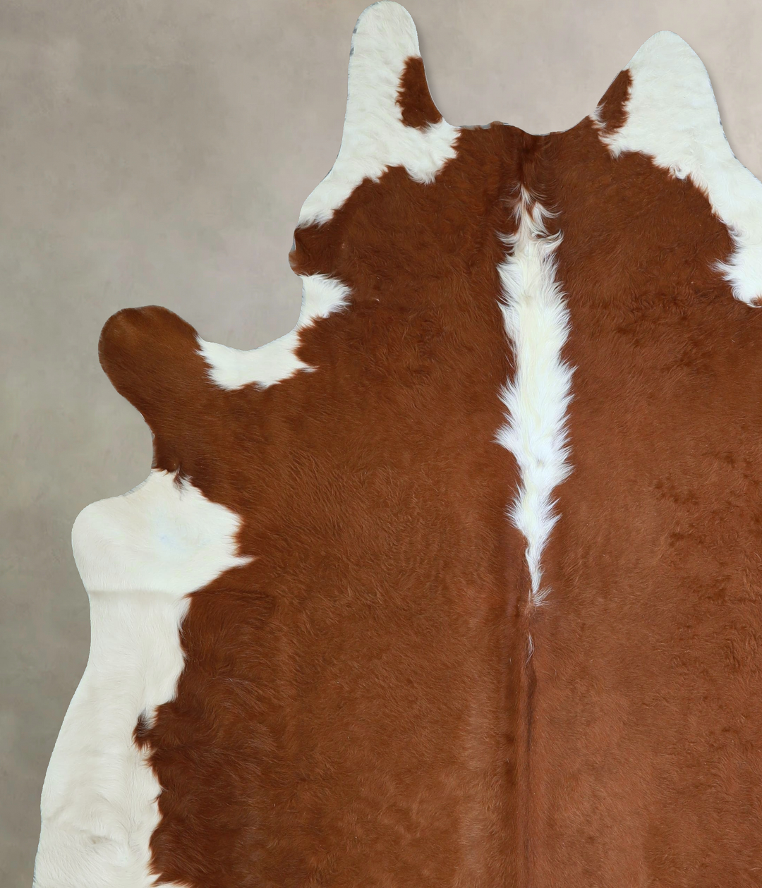 Hereford XX-Large Brazilian Cowhide Rug 8'1"H x 6'9"W #A42905 by Hudso