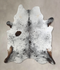 Salt and Pepper Black XX-Large Brazilian Cowhide Rug 7'9