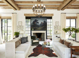 Dark Brindle X-Large Brazilian Cowhide Rug 6'8"H x 6'3"W #A42924 by Hudson Hides