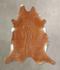 Solid Brown XX-Large Brazilian Cowhide Rug 6'11