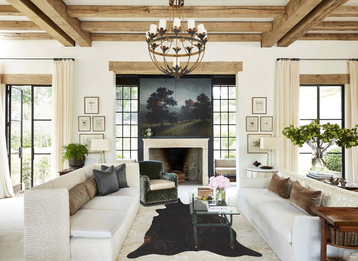 Chocolate X-Large Brazilian Cowhide Rug 8'0"H x 5'9"W #A42937 by Hudson Hides