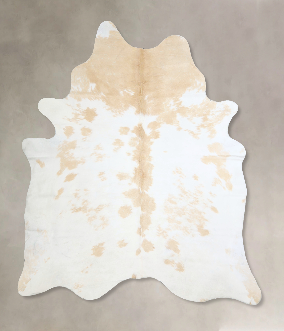 Beige and White Cowhide Rug #A42944