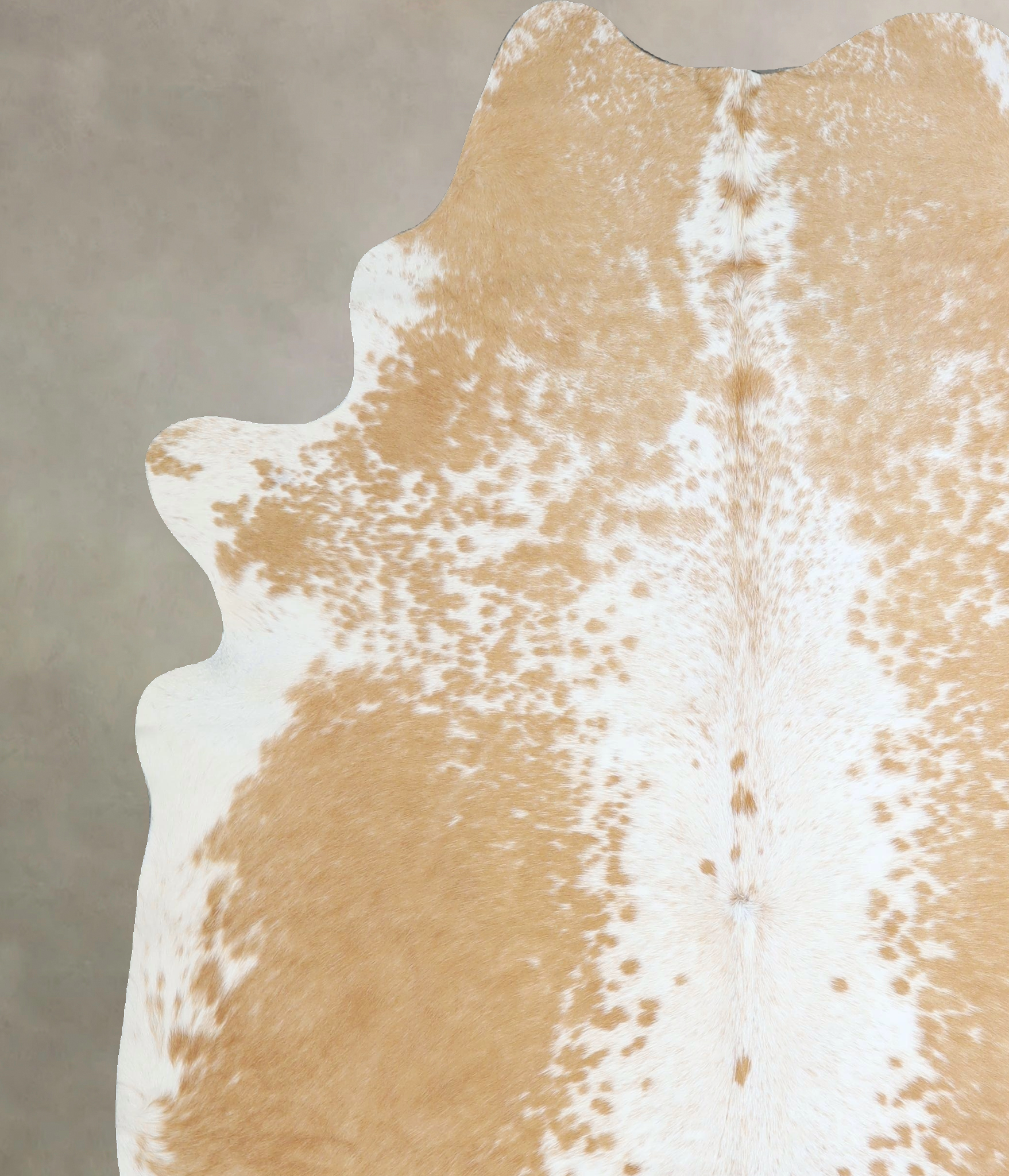 Beige and White Cowhide Rug #A42947