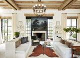 Solid Brown X-Large Brazilian Cowhide Rug 7'2"H x 6'3"W #A42978 by Hudson Hides