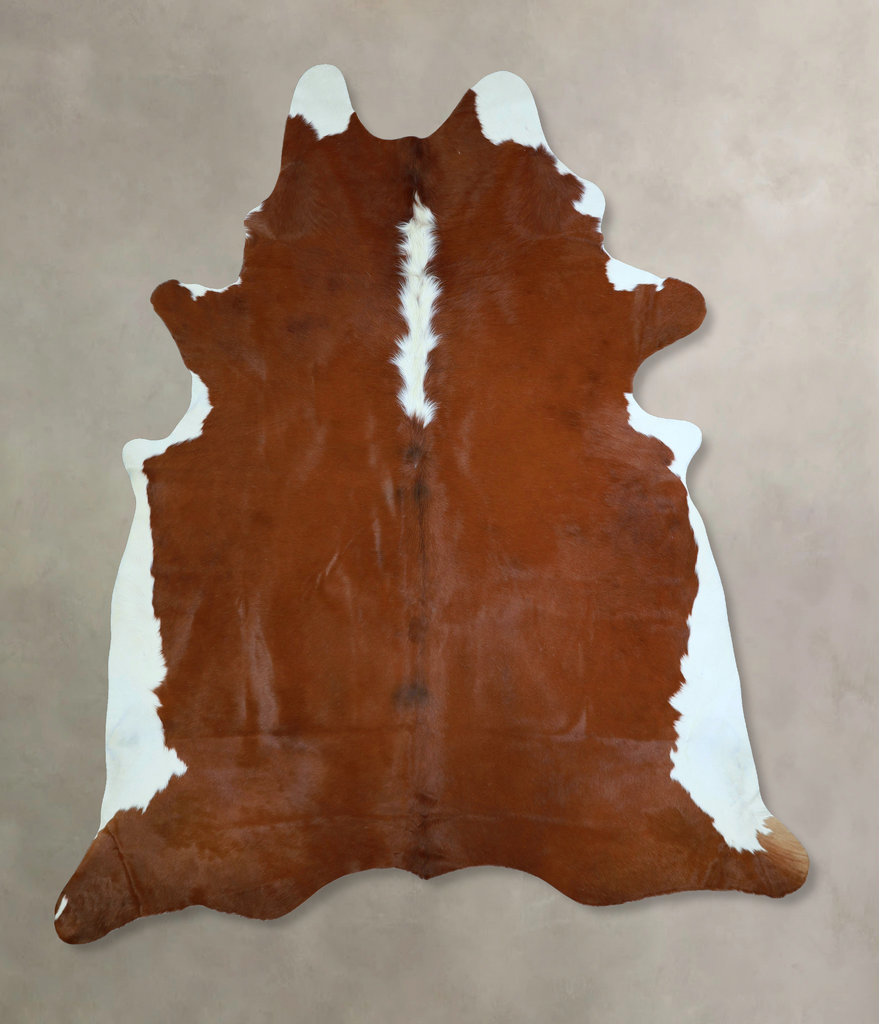 Hereford XX-Large Brazilian Cowhide Rug 8'4"H x 7'2"W #A42981 by Hudson Hides