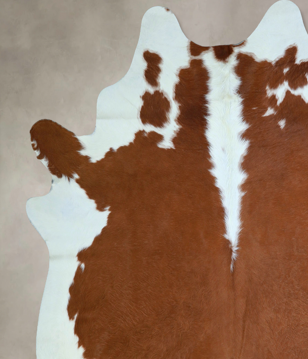 Hereford XX-Large Brazilian Cowhide Rug 8'1"H x 7'0"W #A42983 by Hudso