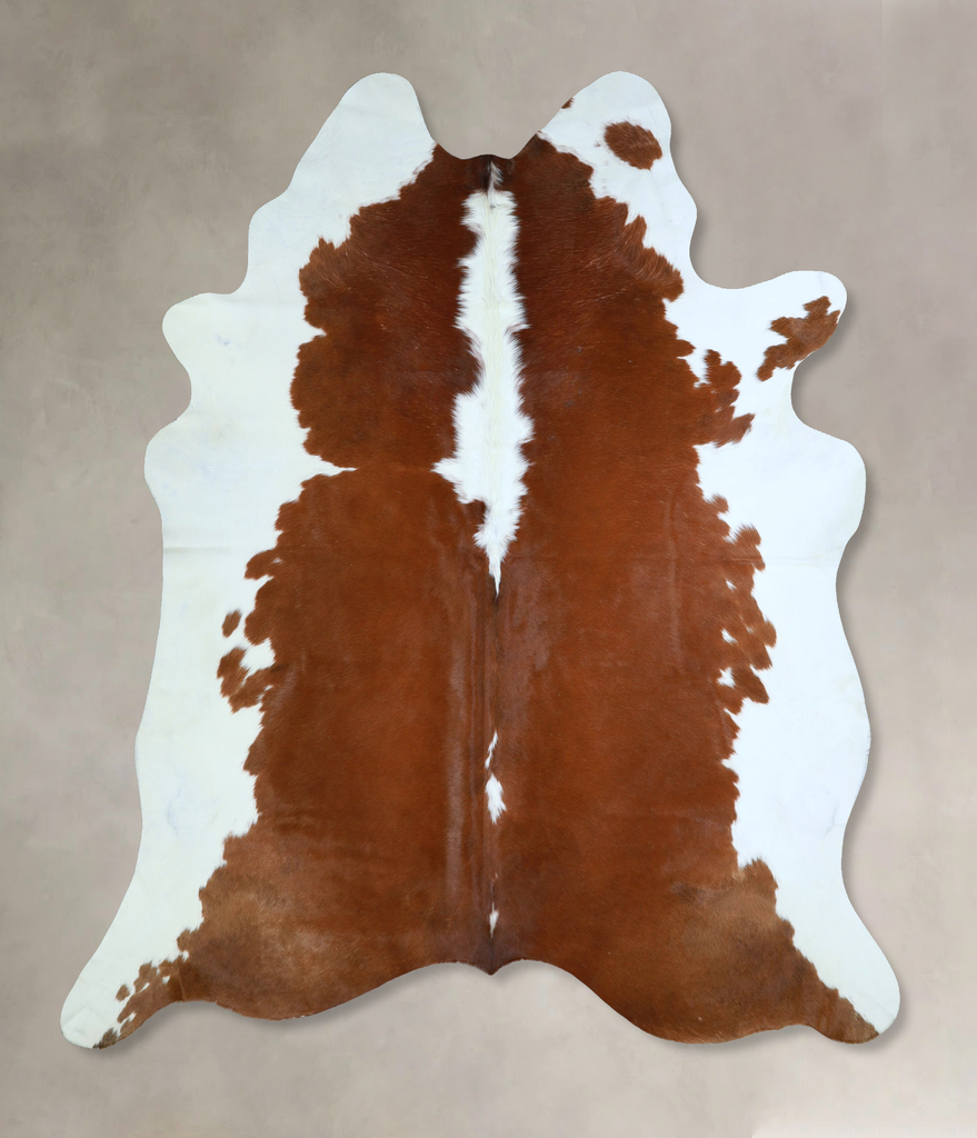 Hereford XX-Large Brazilian Cowhide Rug 7'6"H x 7'1"W #A42986 by Hudson Hides