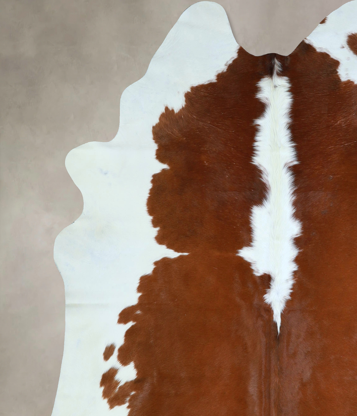 Hereford XX-Large Brazilian Cowhide Rug 7'6"H x 7'1"W #A42986 by Hudson Hides