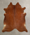 Solid Brown XX-Large Brazilian Cowhide Rug 7'4