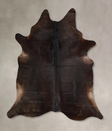 Chocolate X-Large Brazilian Cowhide Rug 7'3"H x 6'5"W #A43007 by Hudson Hides