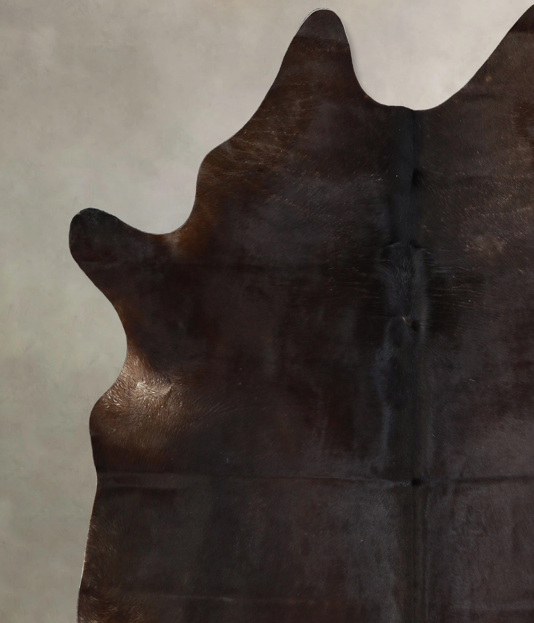 Chocolate X-Large Brazilian Cowhide Rug 7'3"H x 6'5"W #A43007 by Hudso