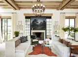 Solid Brown X-Large Brazilian Cowhide Rug 7'1"H x 6'0"W #A43012 by Hudson Hides