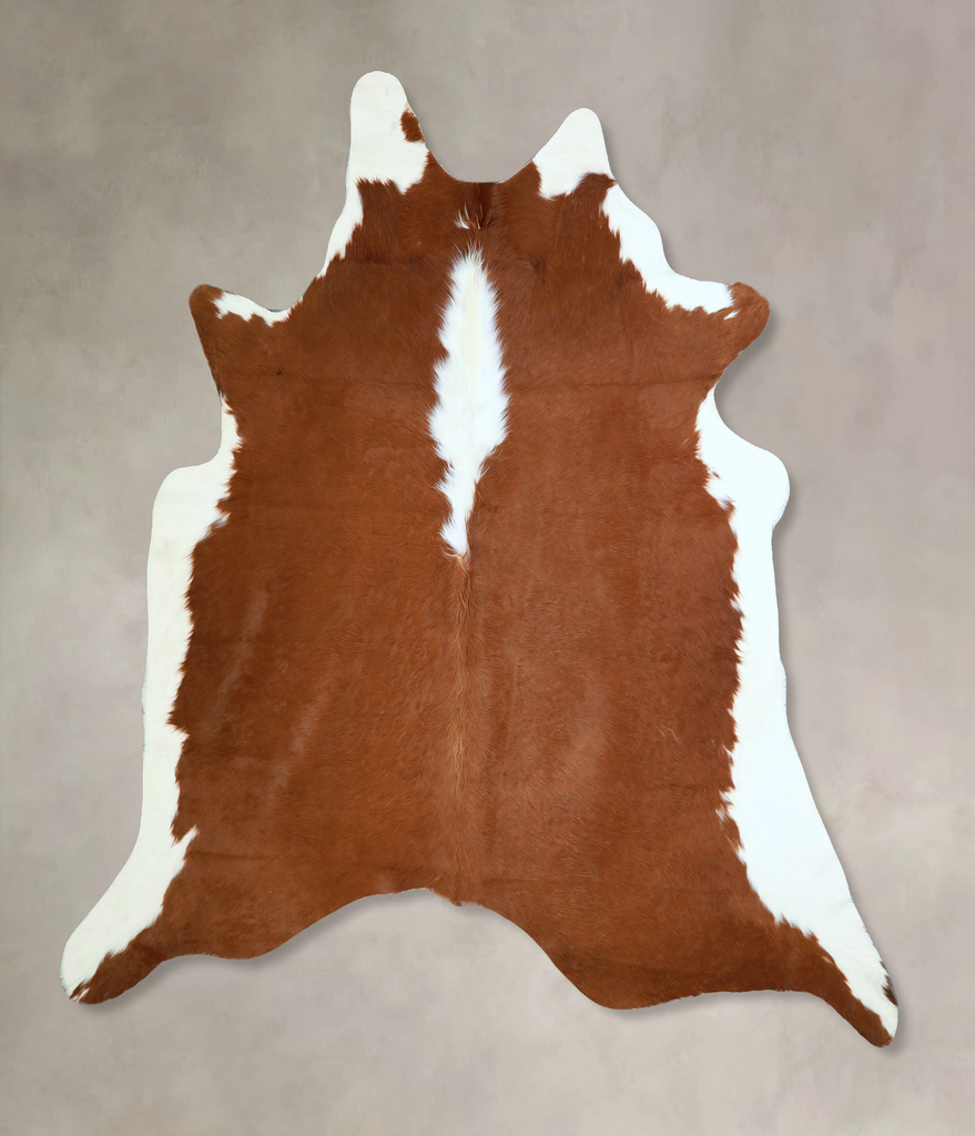 Hereford X-Large Brazilian Cowhide Rug 6'10"H x 6'7"W #A43028 by Hudson Hides