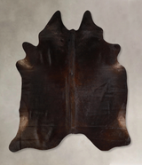 Chocolate X-Large Brazilian Cowhide Rug 6'9"H x 6'5"W #A43032 by Hudson Hides