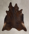Chocolate X-Large Brazilian Cowhide Rug 7'3
