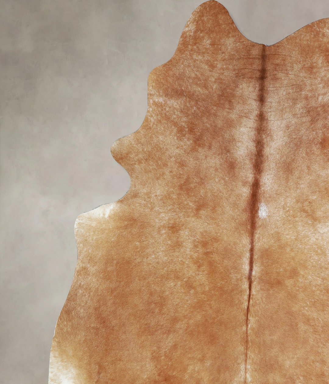 Beige X-Large Brazilian Cowhide Rug 7'2"H x 6'3"W #A43041 by Hudson Hi