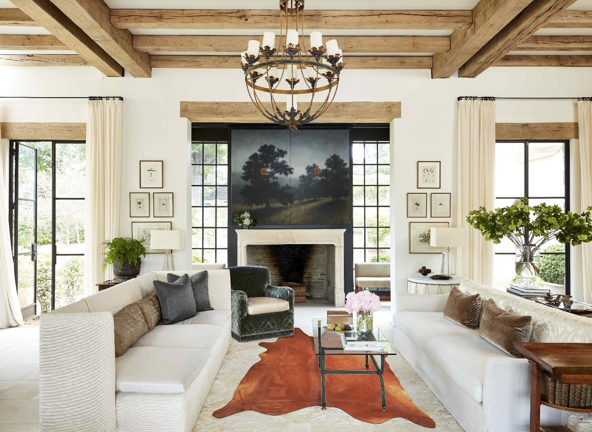 Solid Brown Cowhide Rug #A43059