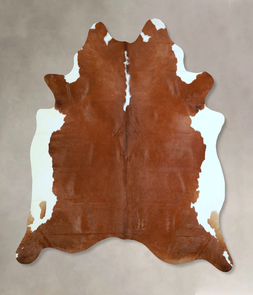 Hereford XX-Large Brazilian Cowhide Rug 8'4"H x 7'0"W #A43062 by Hudson Hides