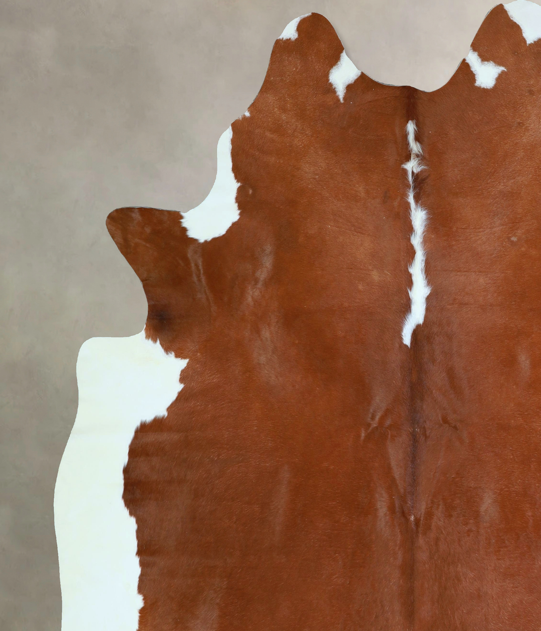 Hereford XX-Large Brazilian Cowhide Rug 8'4"H x 7'0"W #A43062 by Hudso